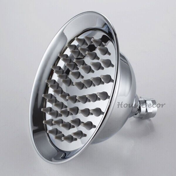 Chrome shower head detailed product view detail view