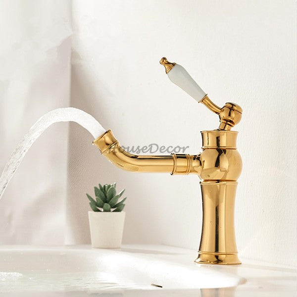Gold Brass bath shower mixer tap detailed product view additional view