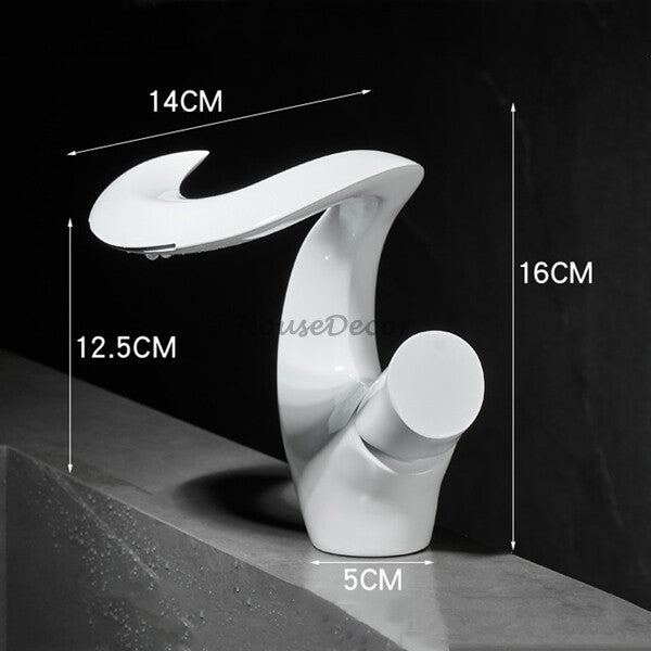Brass bath shower mixer tap waterfall spout additional view