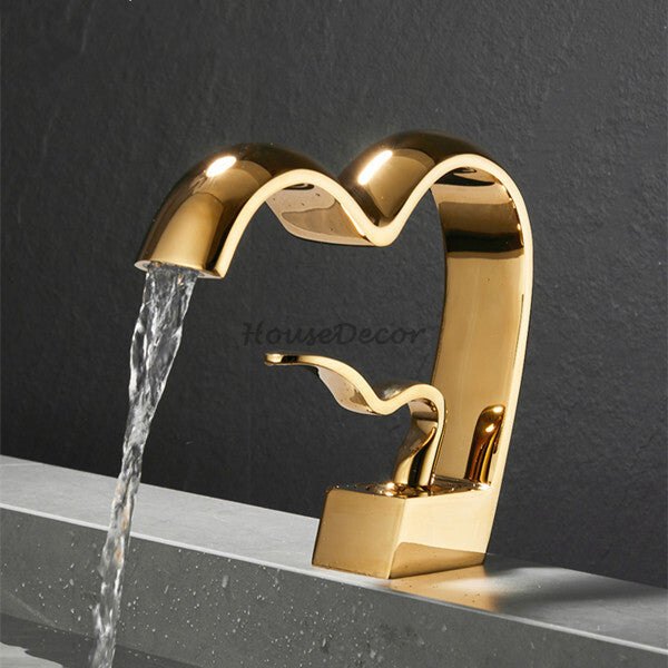 Modern bath shower mixer tap waterfall spout additional view