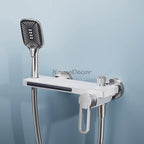 Brass bath shower mixer tap waterfall spout additional view
