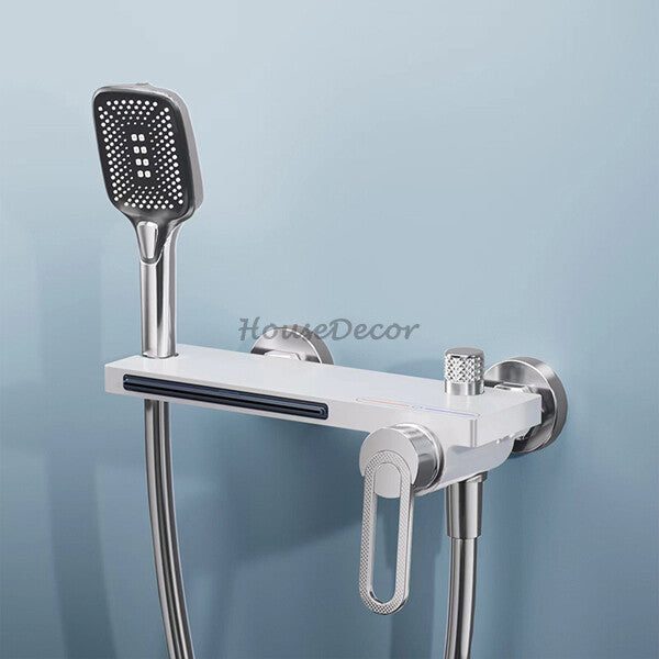 Brass bath shower mixer tap waterfall spout additional view