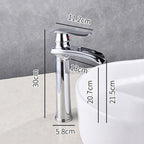 Modern bath shower mixer tap waterfall spout additional view