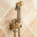 Antique Brass home product handheld shower set main view