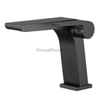 Modern bath shower mixer tap waterfall spout main view