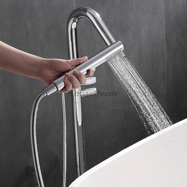 Modern bath shower mixer tap floor mounted design additional view