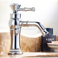 Chrome Ceramic bathroom basin mixer tap deck mounted design main view