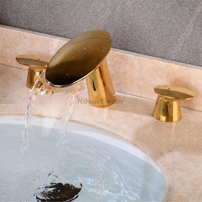 Modern bath shower mixer tap waterfall spout additional view