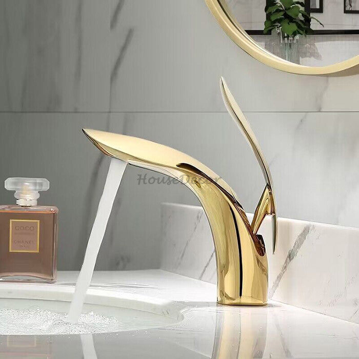 Modern bath shower mixer tap single lever control main view