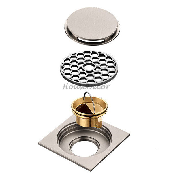 Modern shower drain detailed product view additional view