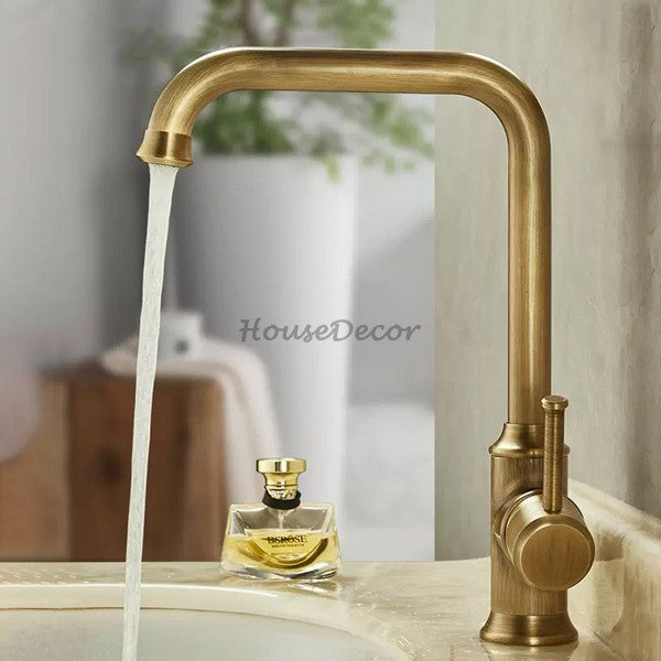 Modern kitchen sink mixer tap swivel spout additional view