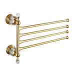 Gold towel rack swivel spout main view