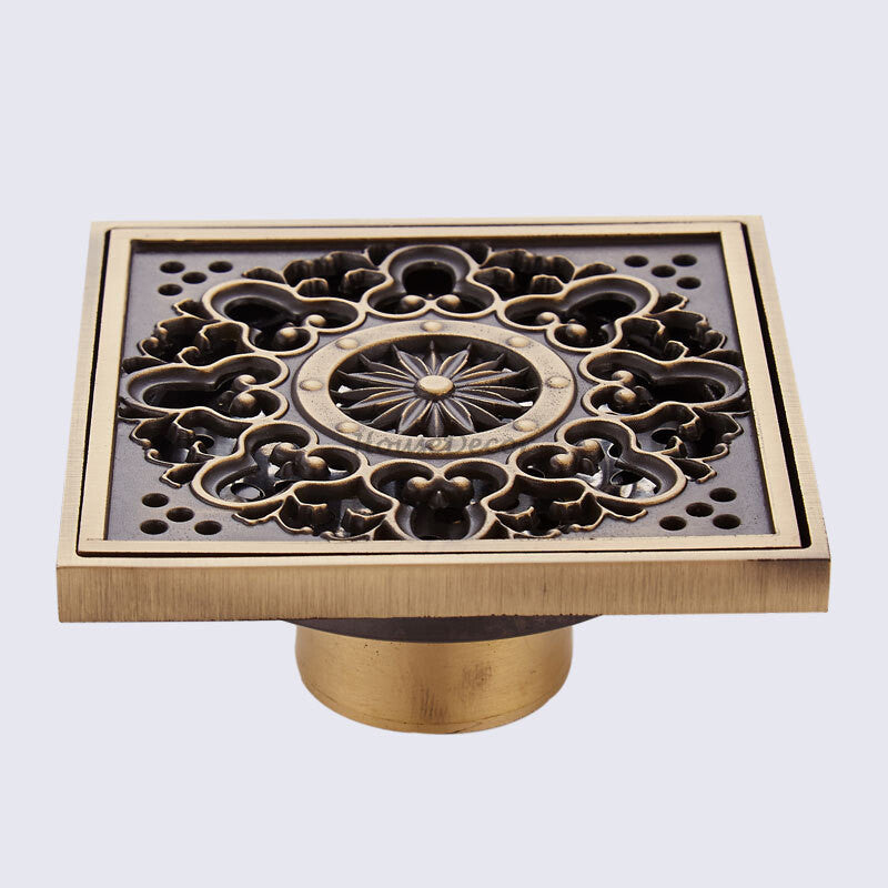 Bronze shower drain detailed product view additional view