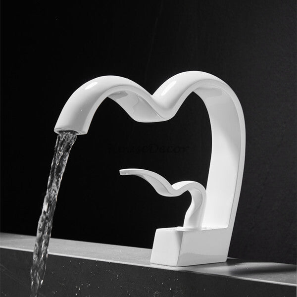 Modern bath shower mixer tap waterfall spout additional view