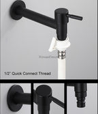 Modern utility faucet wall mounted design additional view