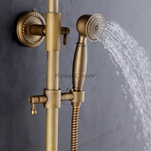 Modern bath shower mixer tap single lever control detail view
