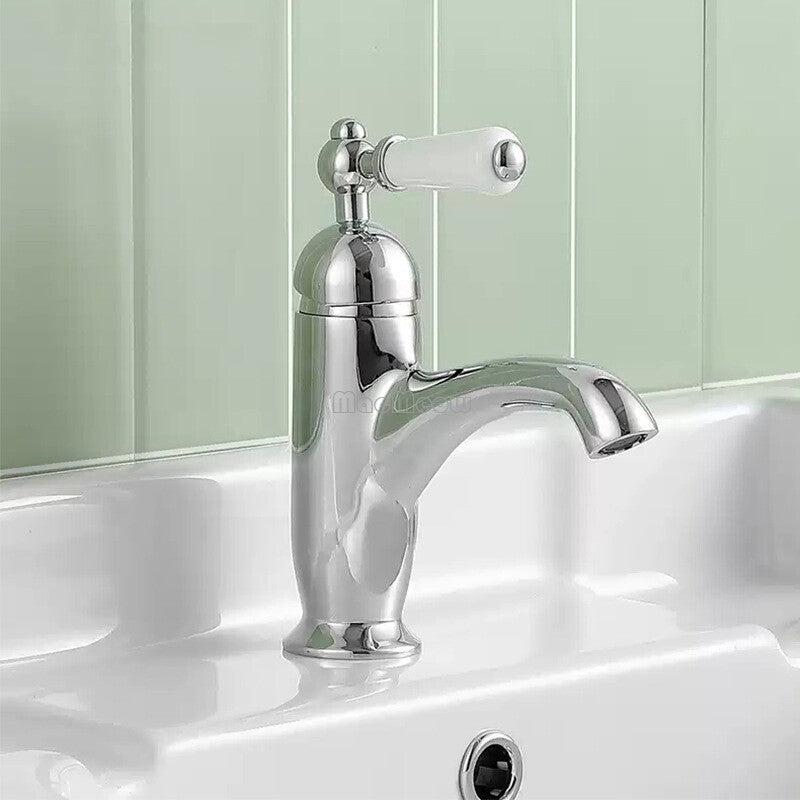 Modern Ceramic bathroom basin mixer tap detailed product view additional view