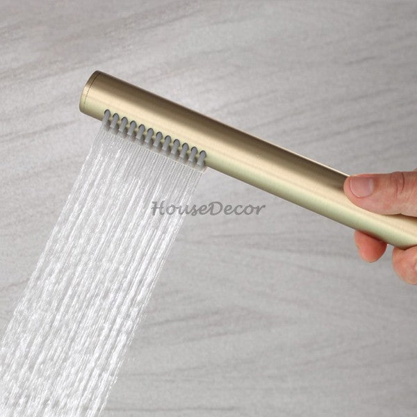 Modern bath shower mixer tap waterfall spout additional view