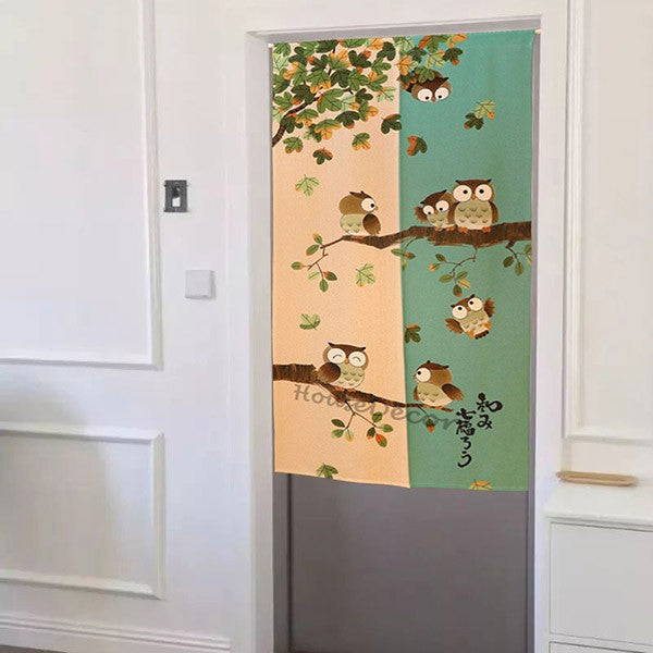Modern Fabric doorway curtain room divider design main view