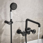 Modern bath shower mixer tap handheld shower set additional view