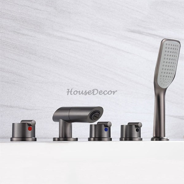 Modern bath shower mixer tap swivel spout additional view