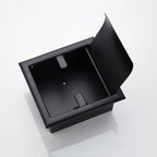 Black Stainless Steel toilet paper holder wall mounted design additional view