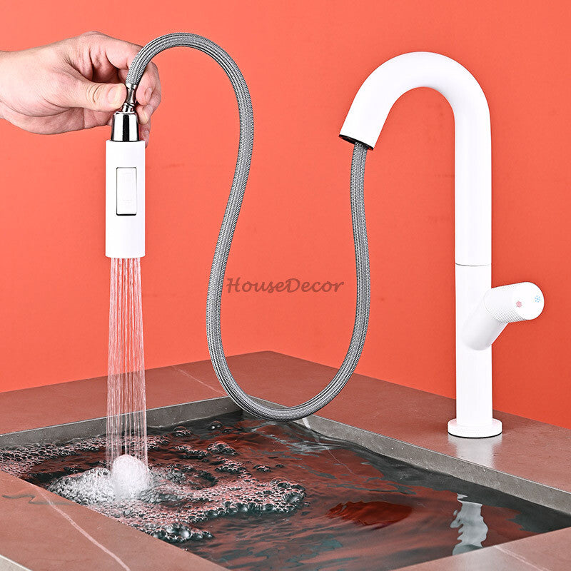 Modern bath shower mixer tap pull out spray additional view