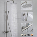Modern bath shower mixer tap wall mounted design main view