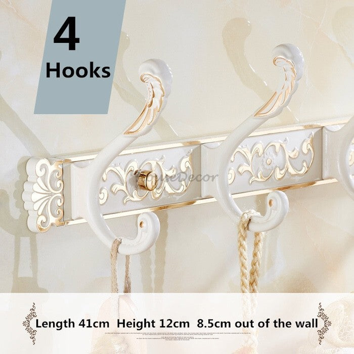 Gold robe hook detailed product view detail view