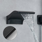 Modern bath shower mixer tap waterfall spout additional view