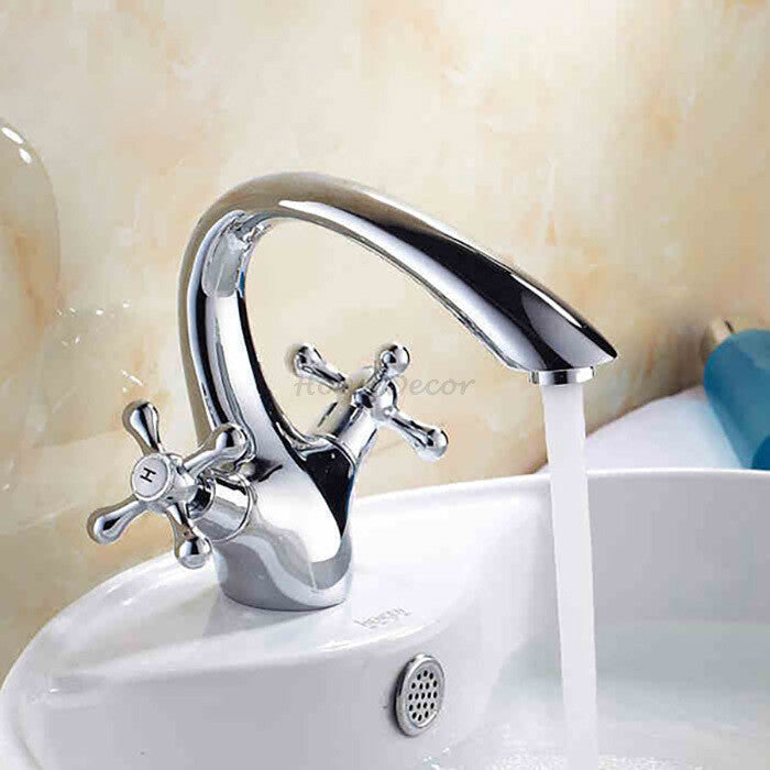 Chrome Brass bath shower mixer tap deck mounted design detail view