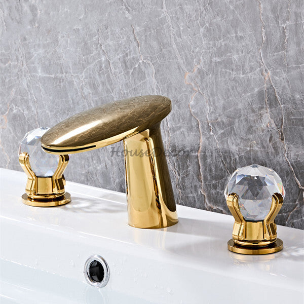 Modern bath shower mixer tap waterfall spout additional view