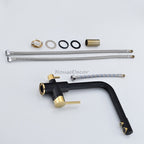 Modern kitchen sink mixer tap swivel spout additional view