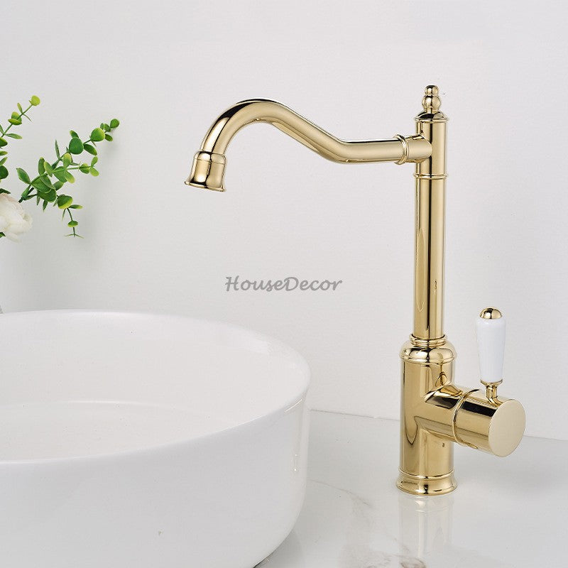 Brass bath shower mixer tap swivel spout additional view