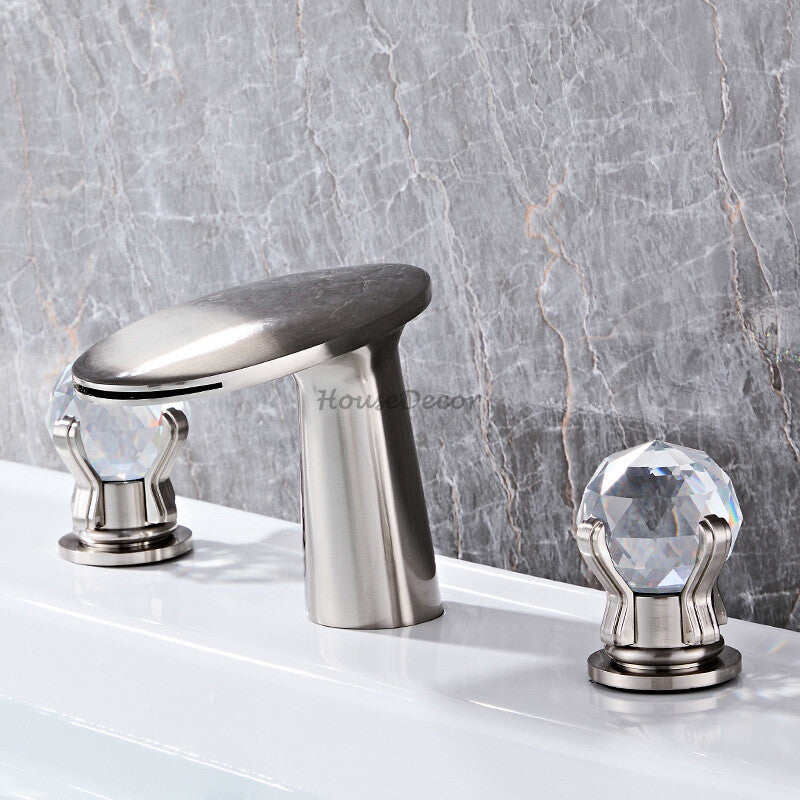 Modern bath shower mixer tap waterfall spout additional view