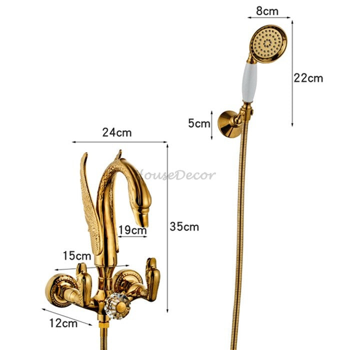 Modern bath shower mixer tap swivel spout additional view
