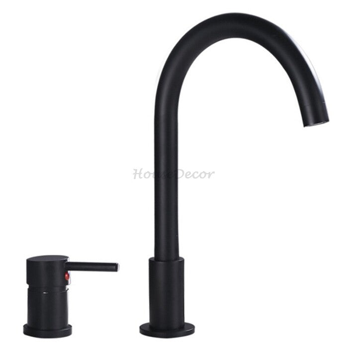 Modern bath shower mixer tap single lever control main view