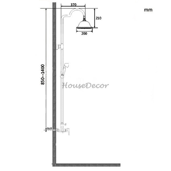Polished Brass bath shower mixer tap detailed product view additional view