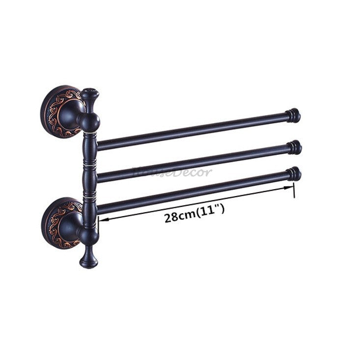 Modern towel rack swivel spout additional view