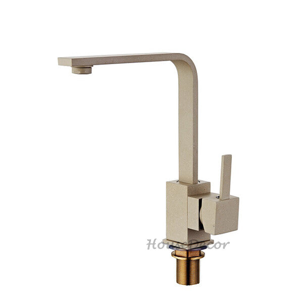 Modern kitchen sink mixer tap swivel spout main view