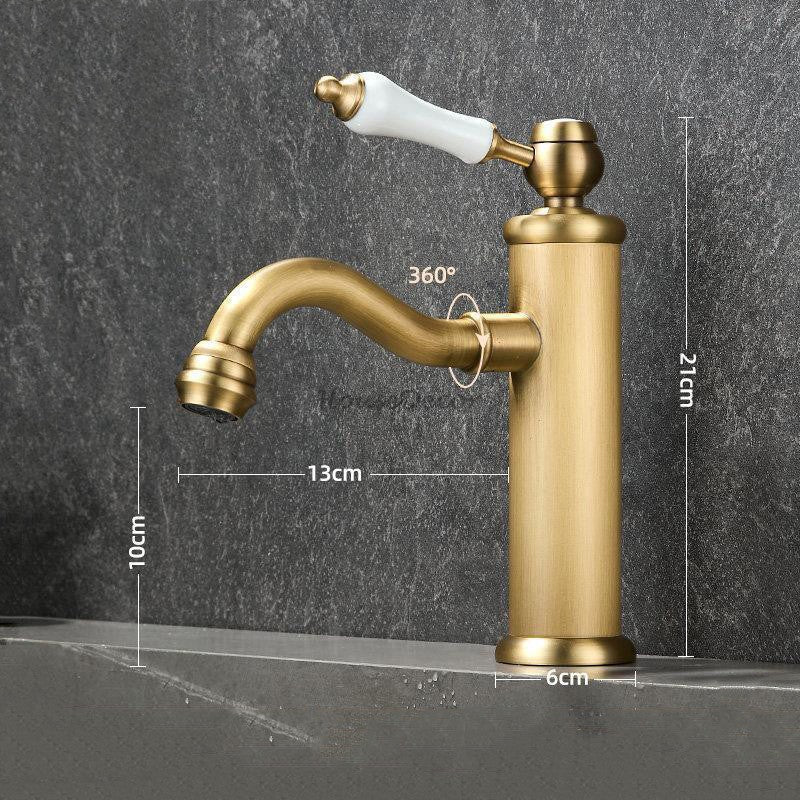 Modern bath shower mixer tap swivel spout detail view
