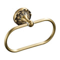 Antique Brass towel ring wall mounted design main view