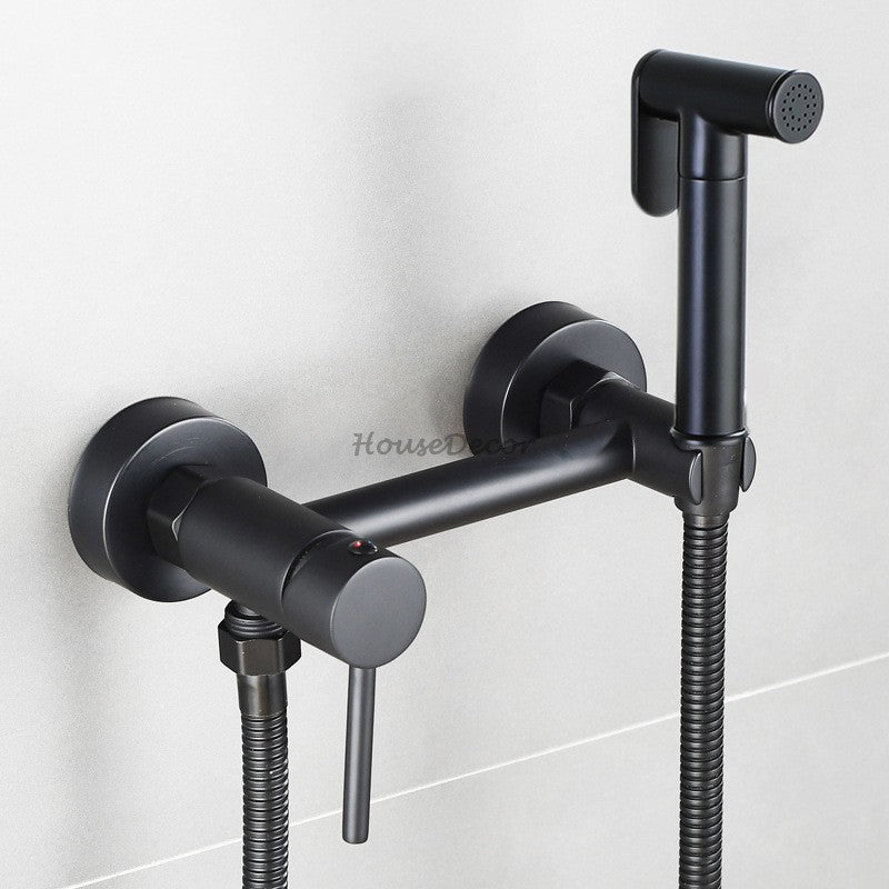 Modern bath shower mixer tap wall mounted design detail view