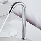 Modern bathroom basin mixer tap detailed product view additional view