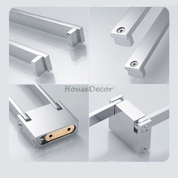 Modern Brass towel rack detailed product view additional view