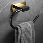 Modern Brass towel ring wall mounted design main view