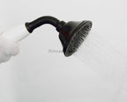 Black bath shower mixer tap wall mounted design detail view