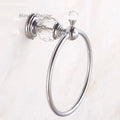 Gold towel ring wall mounted design detail view