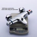 Modern bath shower mixer tap thermostatic control additional view