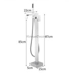 Modern bath shower mixer tap waterfall spout additional view
